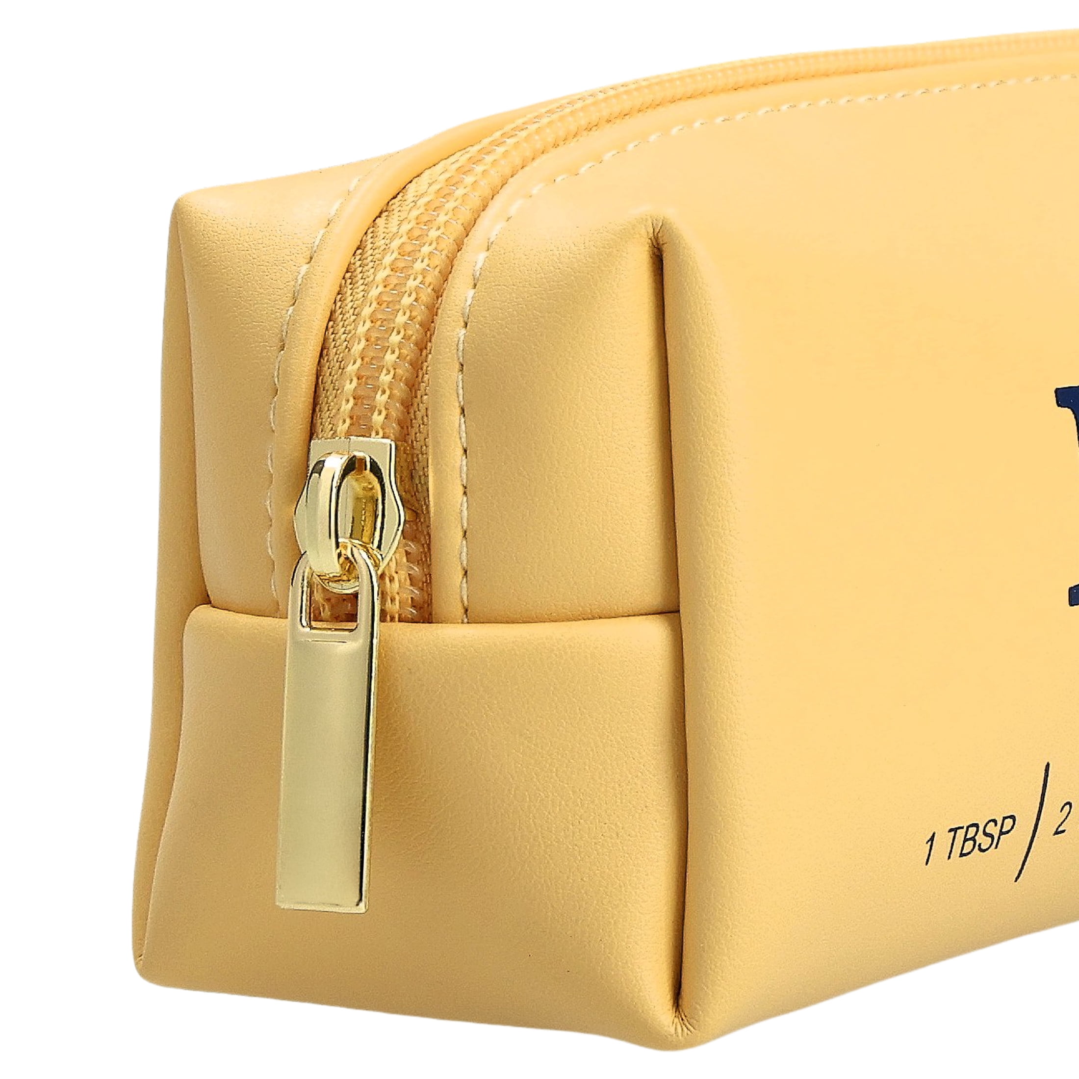 Pen+Gear Butter Pencil Pouch, Light Yellow,  Perfect for Students of All Ages--Elementary, Middle School, High School, College, and Adult Professionals