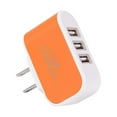 thumbnail image 2 of Candy Color 3 USB Multi-Port Wall Charger US Plug Wall Adapter Cube Block AC 110-220V 5V, 2 of 3