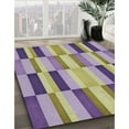 thumbnail image 3 of Ahgly Company Machine Washable Indoor Square Transitional Tan Brown Area Rugs, 3' Square, 3 of 7
