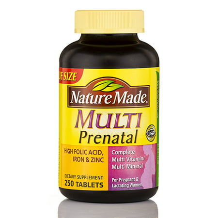 Nature Made: Multi Prenatal Tablets Multi Vitamin/Mineral Supplement ...