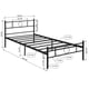 thumbnail image 2 of Cama Individual FurnitureR de Metal Plegable Negro, 2 of 6