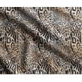 thumbnail image 1 of Soimoi Animal Skin Printed, Poly Canvas Fabric Decor Sewing Fabric By The Yard- 56 Inch Widedecorative Fabric For Curtains Tote Bags - Brown, 1 of 5