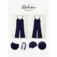 thumbnail image 5 of Dokotoo Women's Blue Jumpsuits Loose Sleeveless Adjustable Strap Long Romper with Side Pockets Size Large US 12-14, 5 of 7