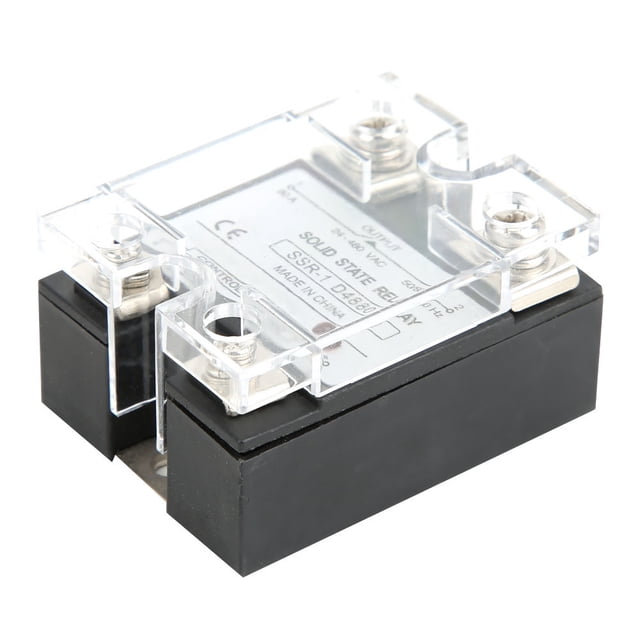 Placa Controladora De Retardo De Control De DC-AC Fácil De Usar, Relé De Estado Sólido, Corriente De Salida Máxima 80A Para Campo Industrial De Luz De Señal ANGGREK SSR