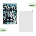 thumbnail image 2 of ONETECH Snow Leopard Golf Towel Golf Accessories and Gifts 24x16in 1PC, 2 of 7