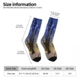 thumbnail image 5 of Sunset Forest Print Socks Korean Stockings Autumn Anti Bacterial Socks High Quality Desi, 5 of 7