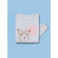 thumbnail image 3 of Grunge Cheetah Contemporary Sweatshirt Women -Image by Shutterstock, Female 3X-Large, 3 of 4