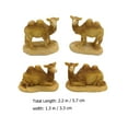 thumbnail image 4 of 4 Pcs Camel Home Accessories Cake Decorations Bath Toy Office Desk Lovers Child, 4 of 6