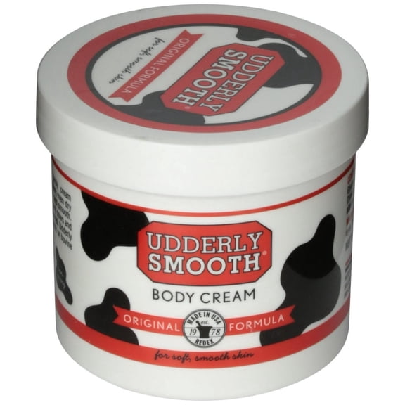 Udderly Smooth Body Cream Skin Moisturizer Original Formula for Rough Dry Skin, 10 Ounce