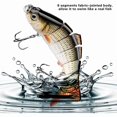 thumbnail image 2 of 3 pcs bass lures Very realistic bass moves, 2 of 3