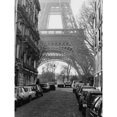 thumbnail image 2 of Street View of La Tour Eiffel Poster Print by Clay Davidson, 2 of 2