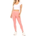 thumbnail image 4 of Women's Casual Tie Dye and Solid Color Elastic Band Waist Active Leggings Pants S-3XL, 4 of 5