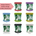 thumbnail image 2 of HemaKayy Decorative Planter Pot Set - Perfect for Small Plants - Colorful Design With Drainage Hole - Ideal for Home and Garden Decor - Set of 8 - Unique Marble Texture, 2 of 6