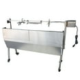 thumbnail image 4 of INTBUYING 46" Charcoal BBQ Grill Automatic Outdoor Smoker Barbecue for Garden Patio Outdoor Cooking Party Stainless Steel Spit Roaster Rotisserie Grill, 4 of 15