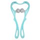 thumbnail image 1 of Masajeador de cuello manual de tejido profundo para aliviar el dolor muscular. Masajeador de hombros con doble punto gatillo. Regalos para mamá, papá, esposa y esposo., 1 of 5