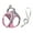 Pink, variant on lanema Cats Harness Straps EscapeProof Design Padded Chest Vest For Small Dog Pet Outdoor Walking and Travel Essential