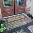 thumbnail image 2 of Rubber-Cal "Coir Double Wide Door Mats" - 2 Double Doormats - 24" x 57", 2 of 5