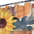 thumbnail image 4 of Happy Thanksgiving Fall Shower Curtains,Reusable Show Curtain with Hooks Vintage Polyester Fabric Curtains for Thanksgiving Day Fall Party Home Decor, 4 of 5