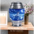 thumbnail image 4 of Swan Dreamscape Set Of 4 - 3 Inch Urn, Grey Cremation Urn, Mini Keepsake Urns, Urn For Ashes Adult Male|female, Decorative Urns, Ash Holders For Human Ashes, Memorial Urn, 4 of 5