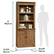 Sauder Palladia 3-Shelf Bookcase, Vintage Oak Finish