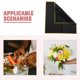thumbnail image 3 of GAXIRE 20Ud Papel Floral Impermeable Con Borde Dorado Para Envoltura De Bouquets, 3 of 6