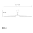 thumbnail image 4 of Ventilador de Techo Industrial Coolfan 56'' Modelo Greco con Control de Pared, 4 of 7