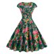 thumbnail image 1 of WILLBEST Vestidos Casuales para Mujer Verano Vestido de Fiesta Informal con Cuello En V y Manga Corta de Los Años 50 para Mujer Extra Grande, 1 of 3