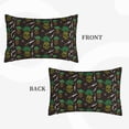 thumbnail image 2 of Sikiie Pineapples Print Plush Pillow Cover, Wrinkle-proof and Stain-resistant Pillow Protector without Pillow Core, Home Decoration-20"x30", 2 of 6