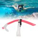 thumbnail image 5 of Silicona Snorkel Cómodo De Máscara De Silicona Forma Hidrodinámica Con Reposacabezas Ajustable Para Natación De Natación, 5 of 7