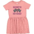 thumbnail image 3 of Inktastic Daddy's Pit Crew Design with Checkered Flags Girls Toddler Dress, 3 of 5
