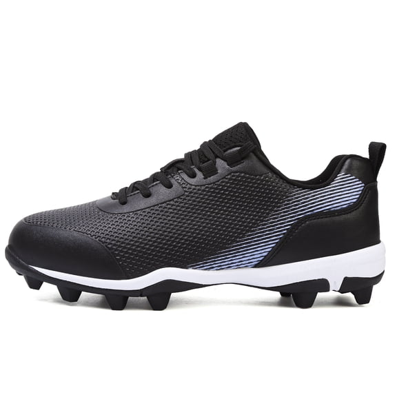 Baseball Cleats Men Women Lightweight Softball Shoes Unisex Non Slip Football Ground Firm Sport Athletic Sneaker with Lace Up for Outdoor Indoor