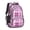 Pink and Purple, variant on Purple and Black Checkered Pattern Backpack for School, Cute School Bag with Adjustable Shoulder Straps and Padded Back, 16.9"x12.6"x5.9"
