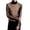 Black, variant on Men's See Through Turtleneck Mesh Long Sleeve T Shirt Slim Fit Stretch Undershirts Party Club Tops Men T Shirts Fashion Designer Slim Fit