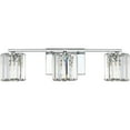 thumbnail image 2 of Quoizel Platinum Collection Divine 3-Light 22.75" Bathroom Vanity Light in Polished Chrome, 2 of 4