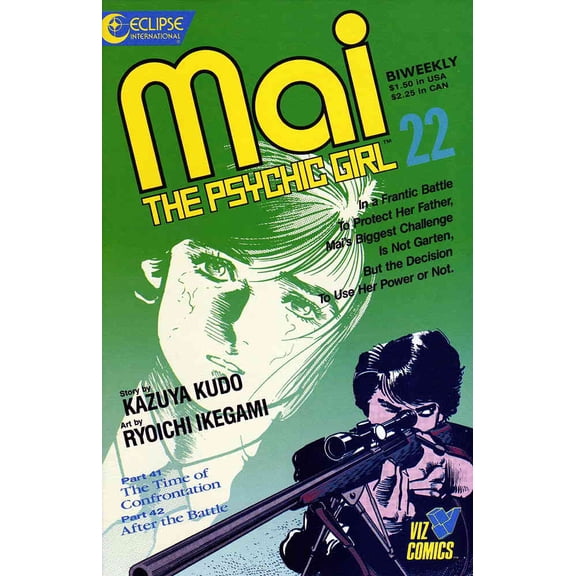 Mai, the Psychic Girl #22 VF ; Eclipse Comic Book