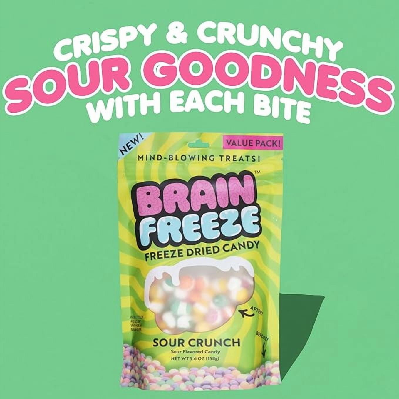 Brain Freeze Crunch Sour Candy 5.6 oz