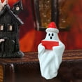 thumbnail image 6 of Halloween Christmas Ceramic Ghost Figurine Ornament, 5x3 Inch Resin Decor Statue for Table Centerpiece Indoor Use, 6 of 6
