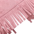 thumbnail image 6 of Fringe Vest Women Western Cowgirl Jacket 70s Hippie Suede Rivet Open Front Outerwear Country Concert Tops, 6 of 9