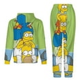 thumbnail image 2 of Simpsons Sweatshirt & Sweatpants Tracksuit Sets Printed Casual Pullover Hoodie & Pants Set 4XL, 2 of 9