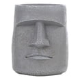 thumbnail image 1 of AMLESO Easter Island Statue Flower Pot Plant Pot For 10.5x9x10.2cm Gray, 1 of 8