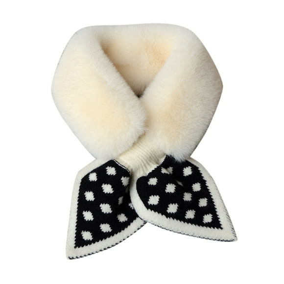 Outfmvch Scarf Scarf For Women Women Plush Scarf Scarf Warm Wool Imitation Scarf Artificial Wool Scarf Scarf For Men Beige One Size