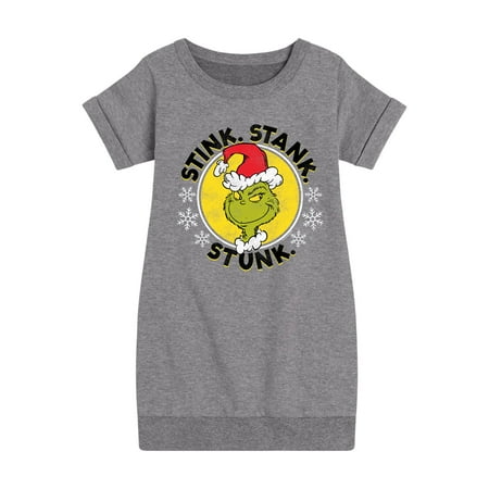 

Dr. Seuss - Stink Stank Stunk - Toddler And Youth Girls Fleece Dress