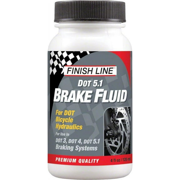 Finish Line DOT 5.1 Bicycle Brake Fluid, 4 Oz.