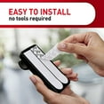 thumbnail image 6 of Command Matte Black Curtain Rod Hooks, 2 Hooks, 4 Adhesive Strips, 6 of 12