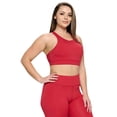 thumbnail image 2 of Women's Triple Threat Activewear Sports Bra - Crimson, XL, 2 of 5