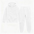 thumbnail image 5 of NOLDARES Toddler Baby Boy Fall Clothes Long Sleeve Hoodie Sweatshirts Pants Set Infant Winter Outfits(T017-White), 5 of 6