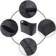 thumbnail image 4 of Bolsa de Almacenamiento para Leña con Cera, Resistente | Organizador Multifuncional Plegable para el Hogar | Cesta Ligera y Robusta con Bolsillo Lateral | Capacidad de 60kg | 15.4x13.4x8.7 in | Para, 4 of 9