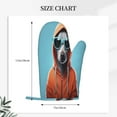 thumbnail image 2 of Hirioo Cool Dog In Hoodie for Silicone Oven Mitts for BBQ, Baking, Cooking, Set of 2, Heat Resistant 260℃, Non-Slip Kitchen Essentials, 2 of 6