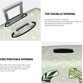 thumbnail image 6 of Leaf Initial Name G Green Luggage Cover Elastic Washable Stretch Suitcase Protector Anti-Scratch Travel Suitcase Cover for Kid and Adult L (Fit 25-28 inch suitcase), 6 of 6