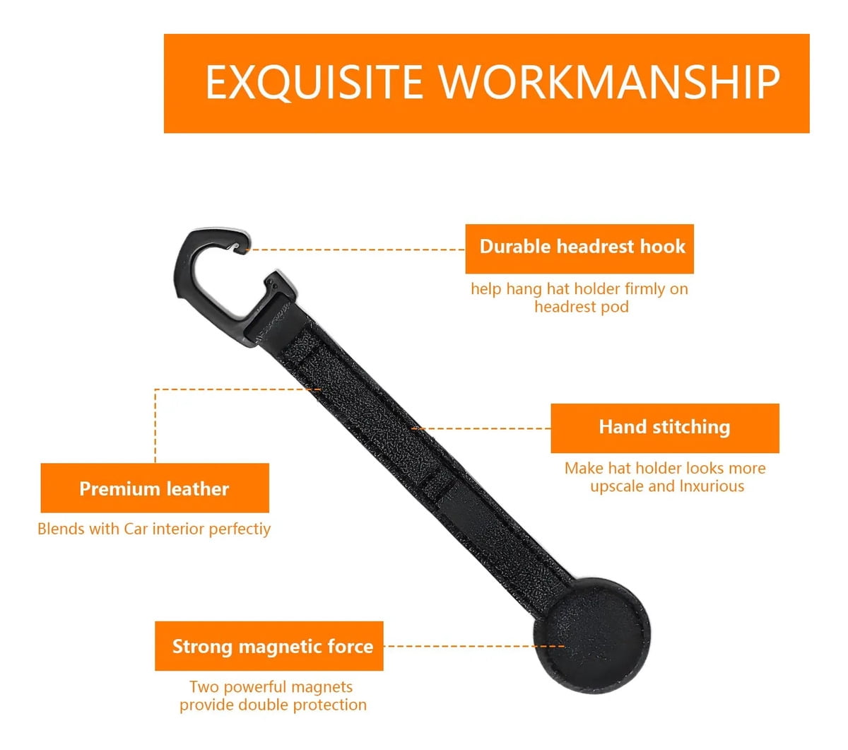 Suitable for Cowboy Hat Hook with Magnet - Suitable for Clothes Hangers